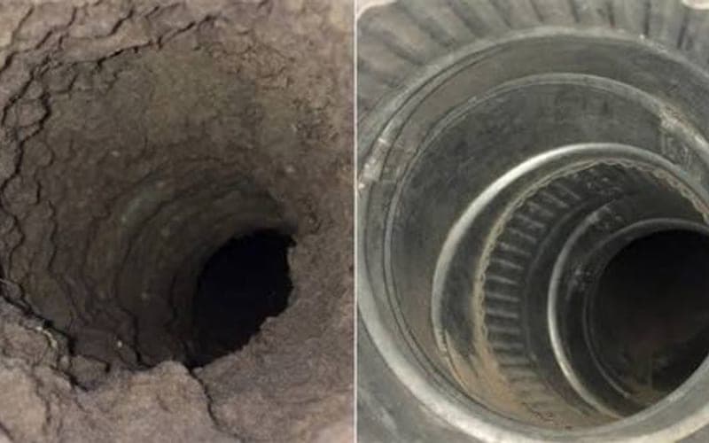 Dryer Vent Cleaning in progress