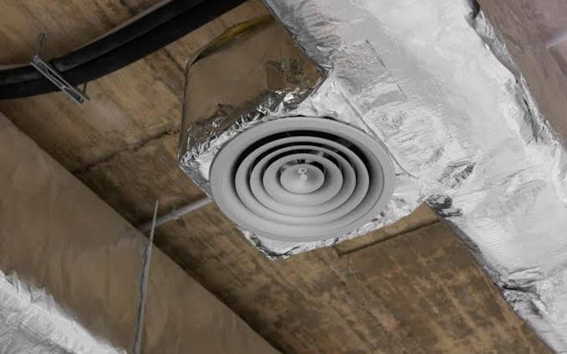 Vent Sanitization in progress